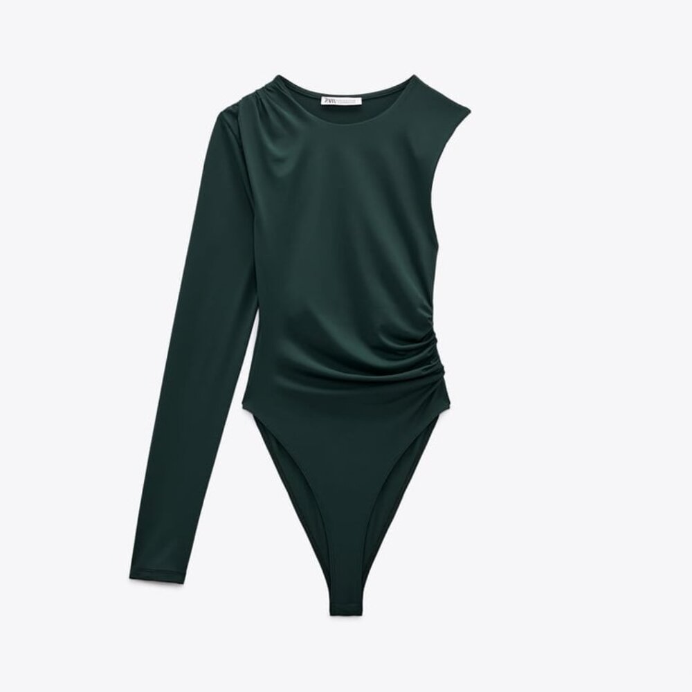 ZARA Asymmetric stretch bodysuit 3641/300